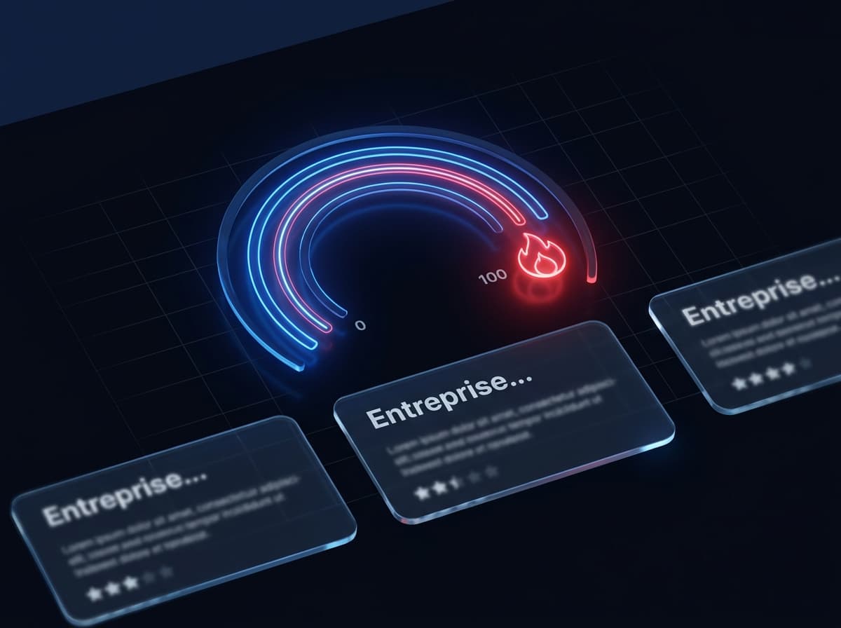 La jauge de score LeadMapping, de 0 à 100